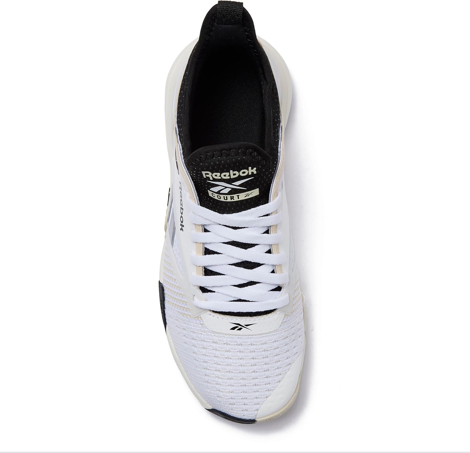 image:imageReebok Womens Nano Court Womens Tennis Shoes Pickleball Shoes for WomenFootwear WhiteBlackSilver Metallic