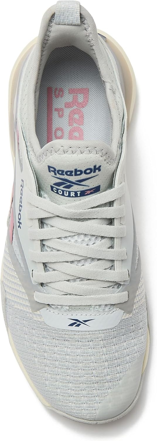 image:imageReebok Womens Nano Court Womens Tennis Shoes Pickleball Shoes for WomenMoonVintage ChalkDusty Rose