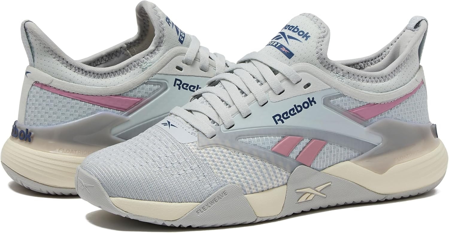 image:imageReebok Womens Nano Court Womens Tennis Shoes Pickleball Shoes for WomenMoonVintage ChalkDusty Rose