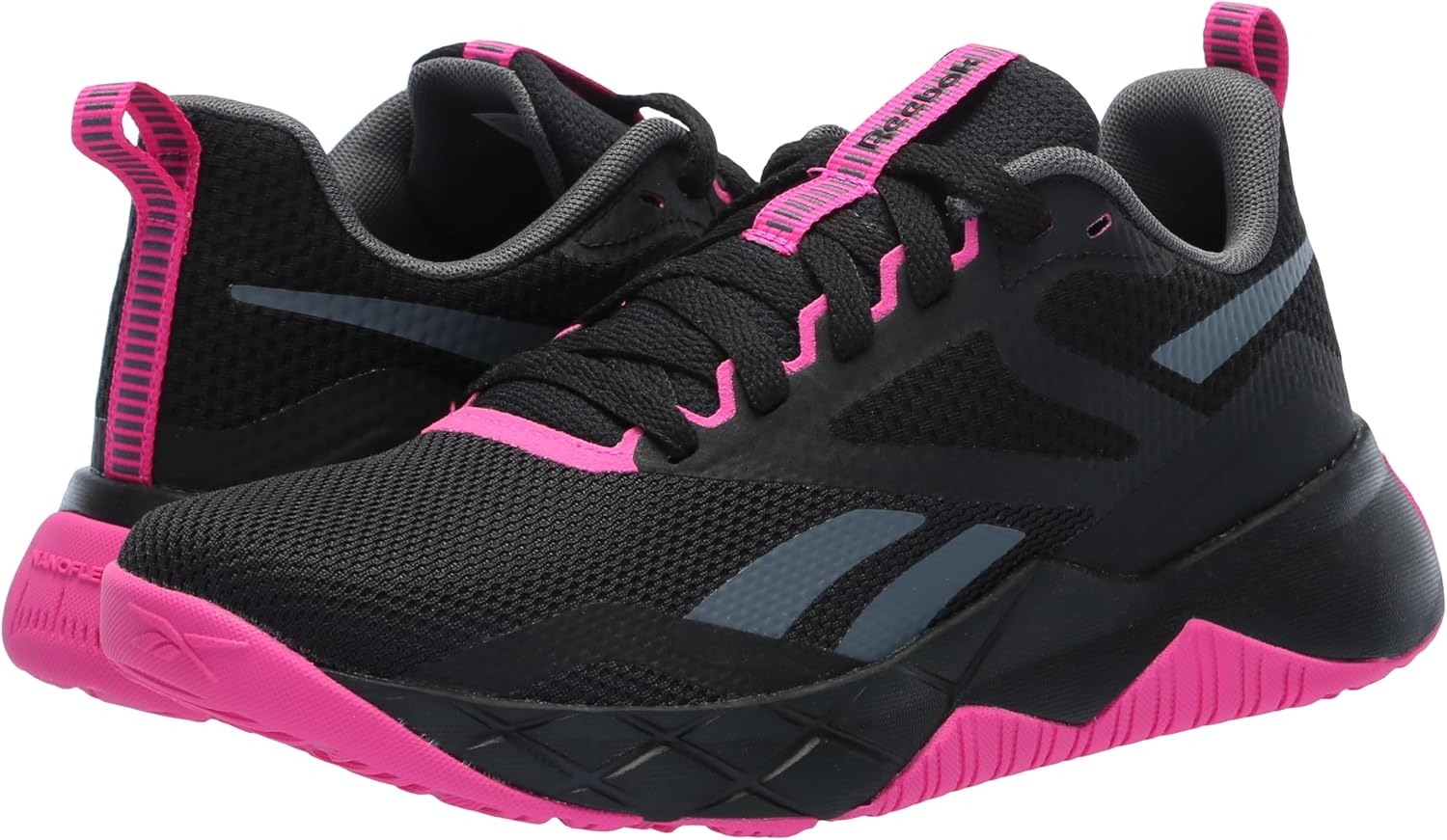 image:imageReebok Womens REEBOK ROYAL ULTRA SL Track ShoeCblkPure Grey 7Laser Pink