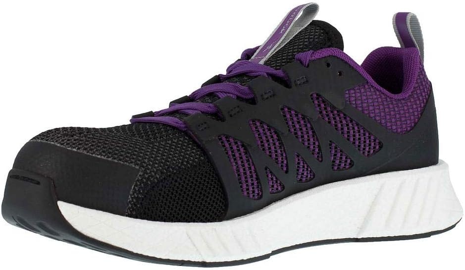 image:imageReebok Womens Rb314 Womens Fusion Flexweave Work Safety Toe Athletic Work Shoe Heritage TealPurple