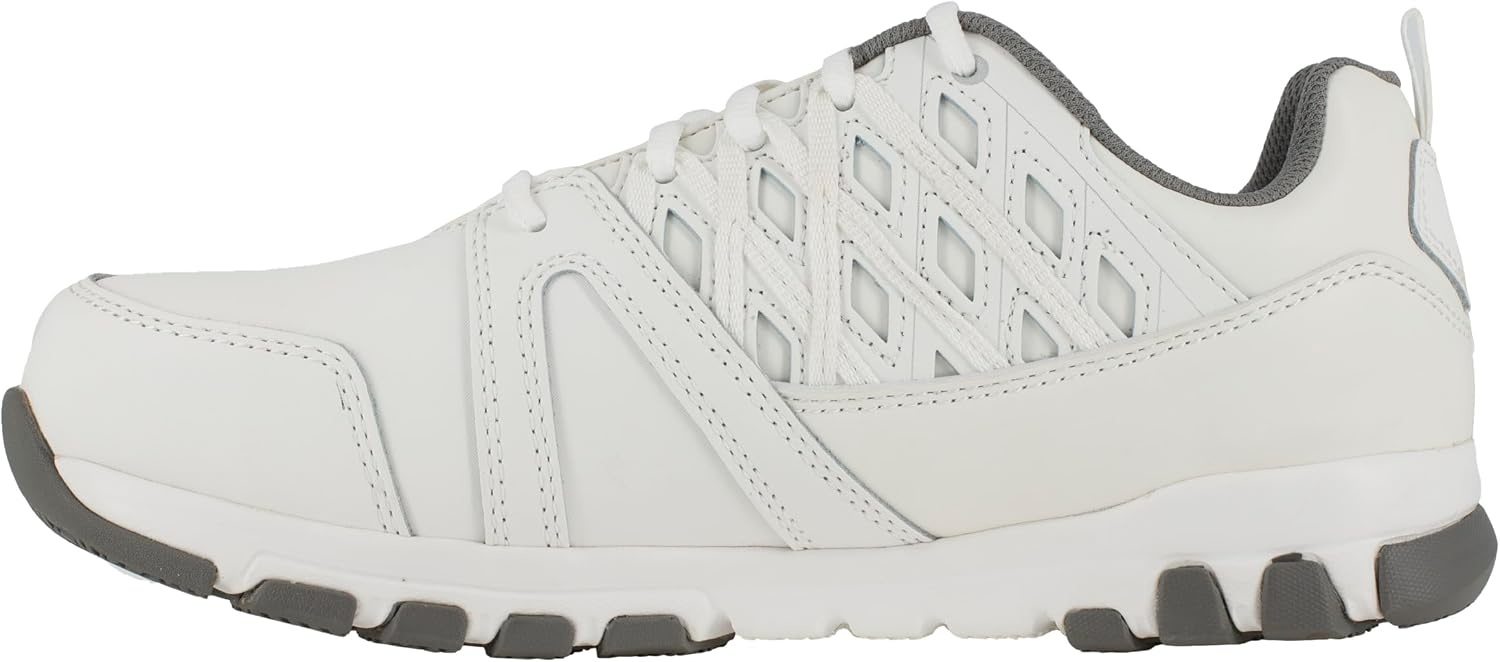 image:imageReebok Womens Rb434 Sublite Cushion Work Safety Toe Athletic Steel Oxford ShoesWhite