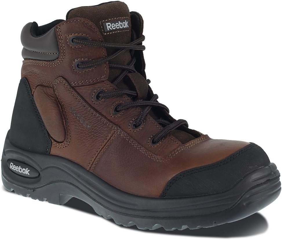 image:imageReebok Womens Trainex 6 Inch Esd Composite Toe WorkDuty BrownDark Brown