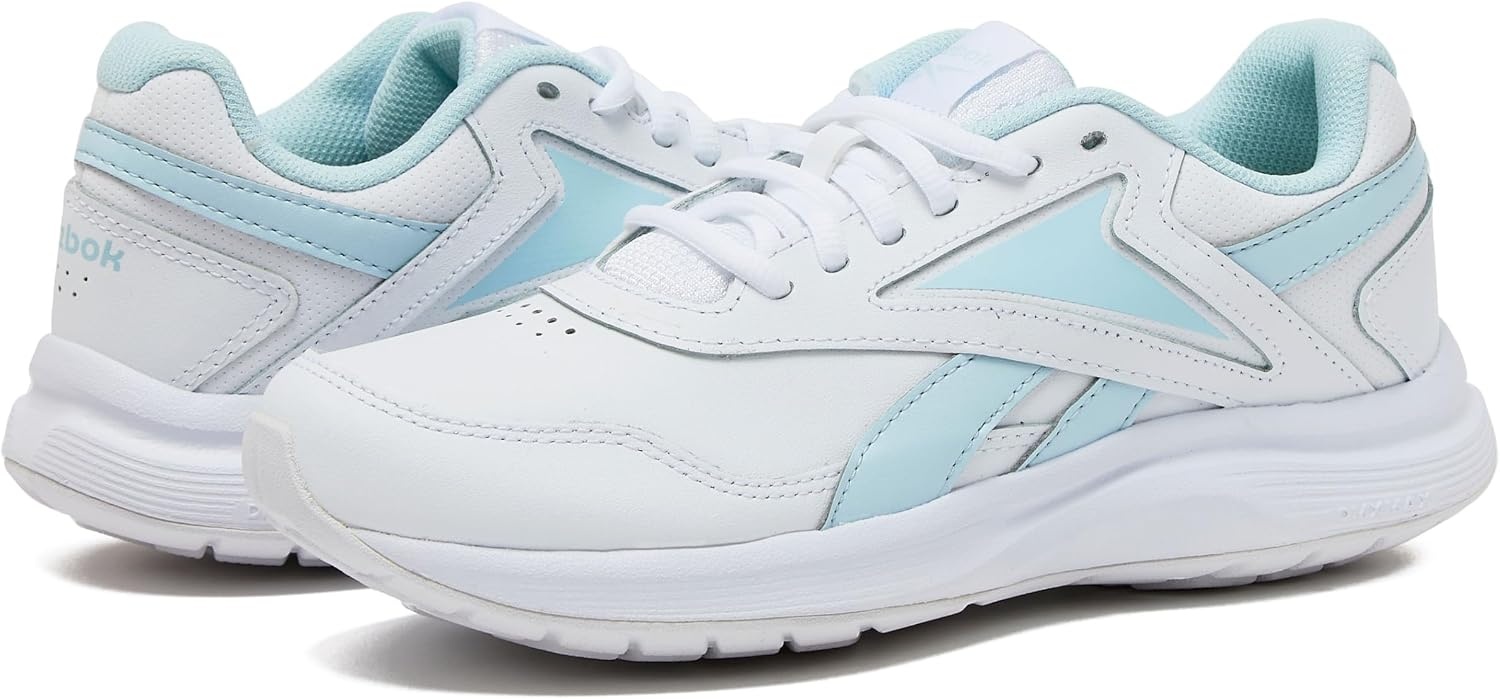 image:imageReebok Womens Walk Ultra 7 DMX Max ShoeWhiteGlass BlueCollegiate Royal