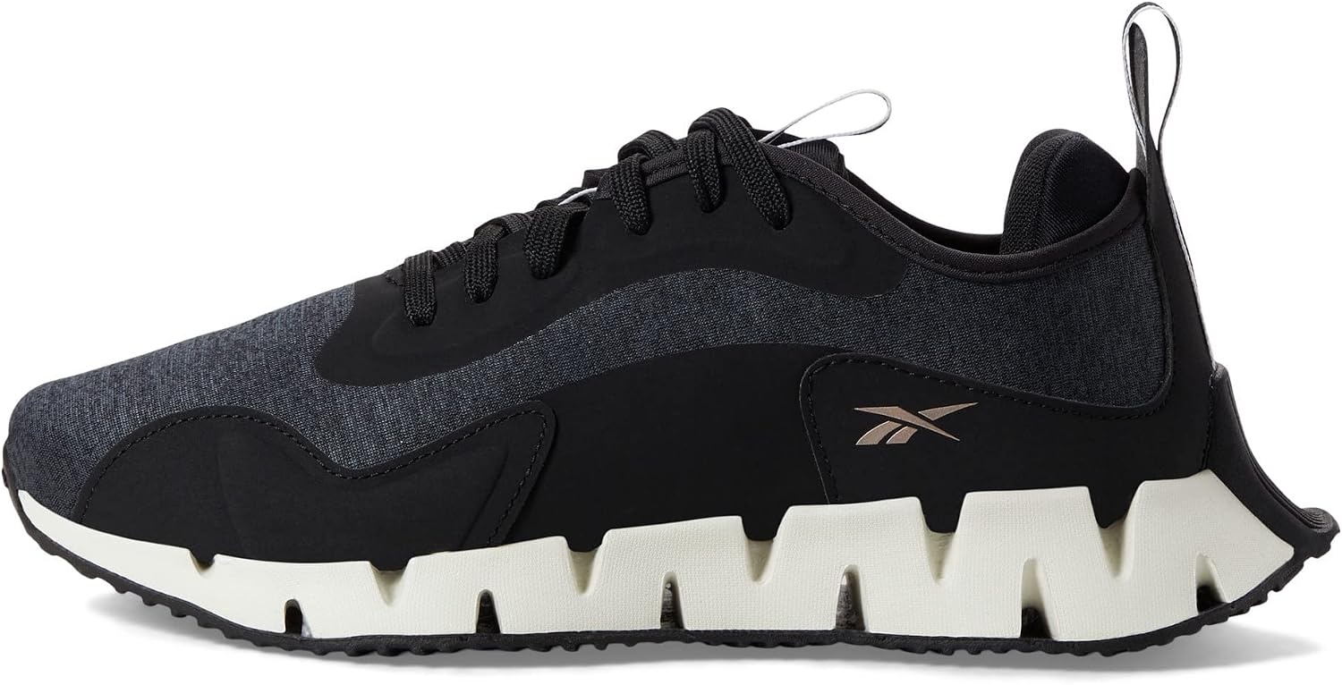 image:imageReebok Womens Zig Dynamica SneakerBlackChalkRose Gold