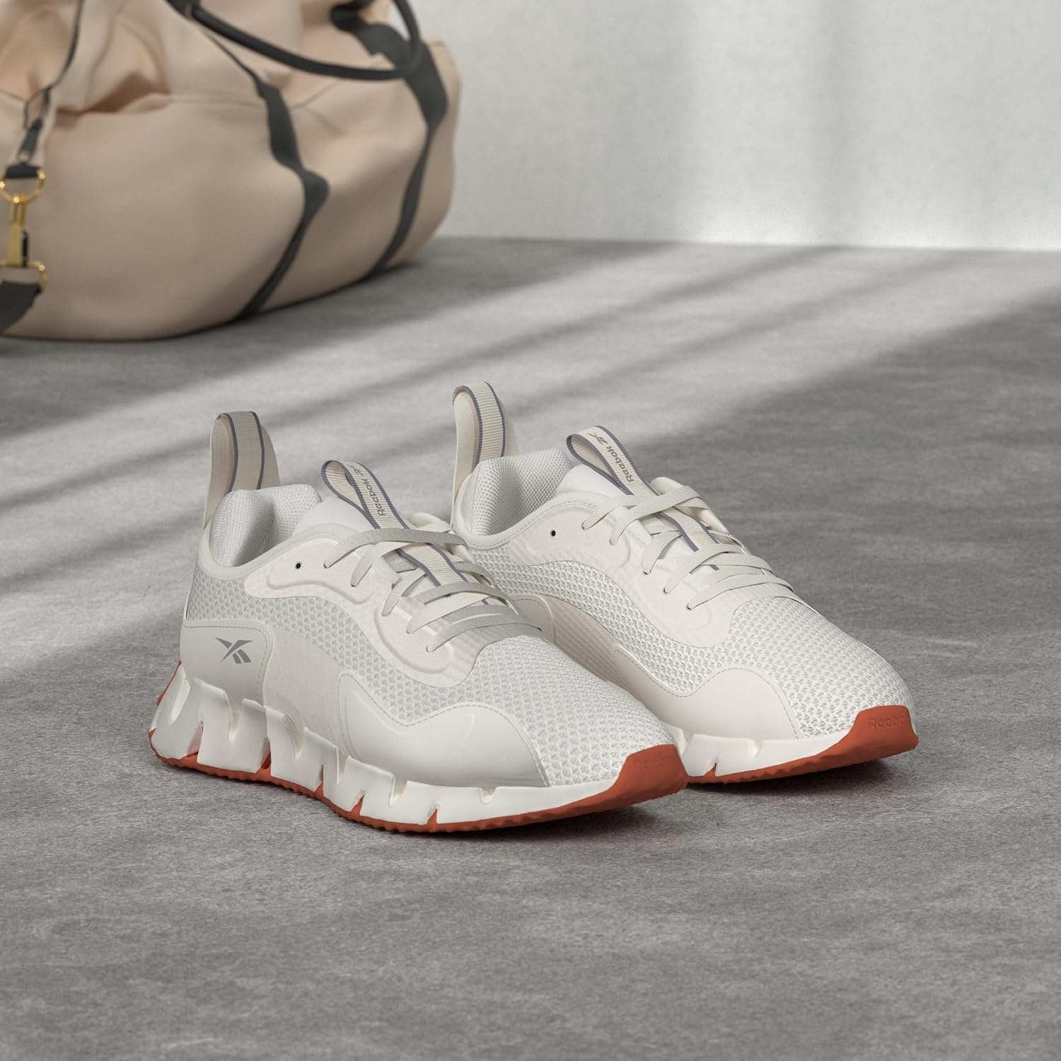 image:imageReebok Womens Zig Dynamica SneakerChalkPure GreyGum