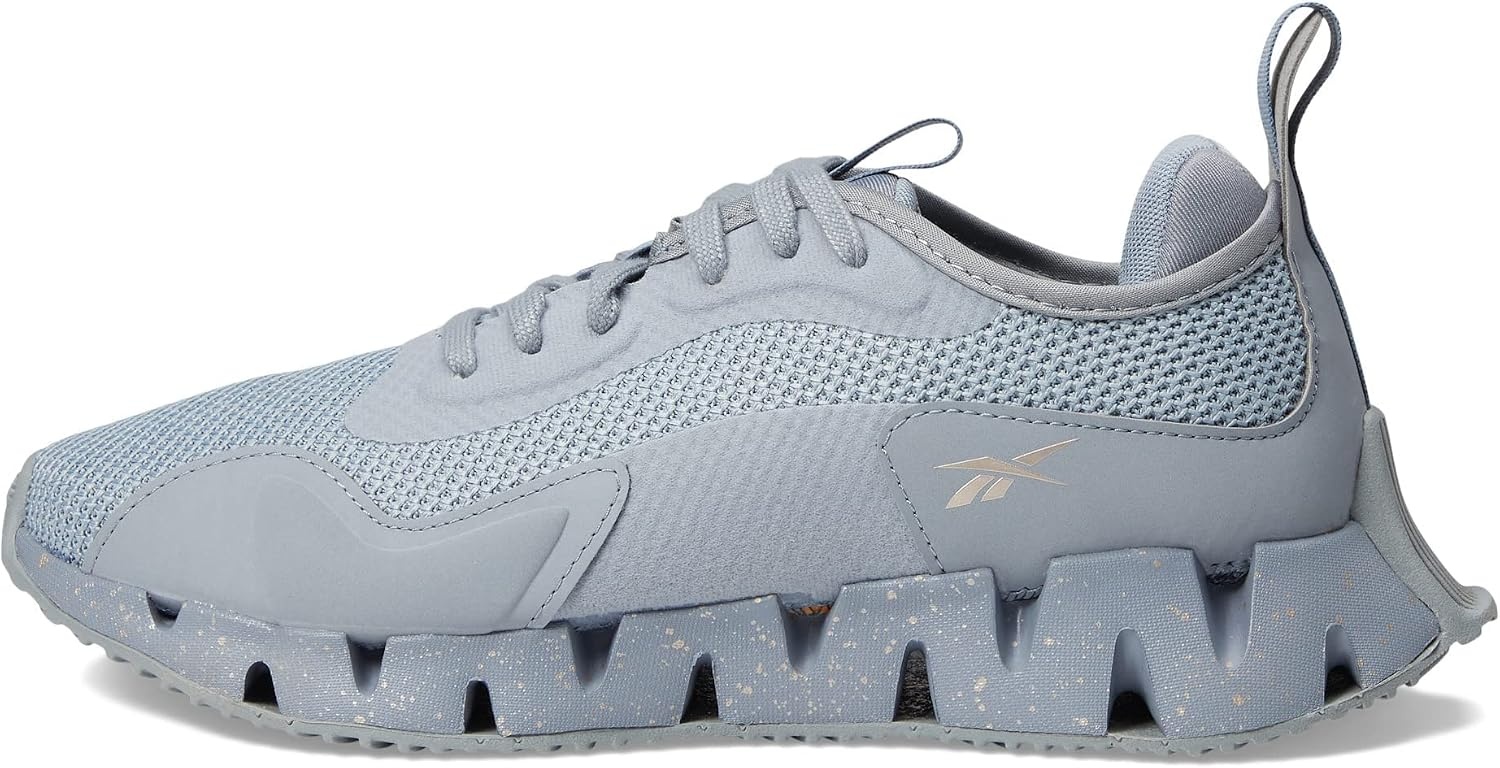 image:imageReebok Womens Zig Dynamica SneakerCold GreyRose Gold