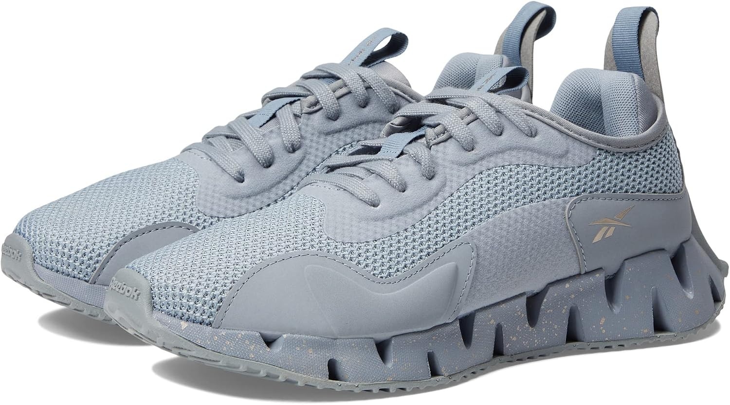 image:imageReebok Womens Zig Dynamica SneakerCold GreyRose Gold
