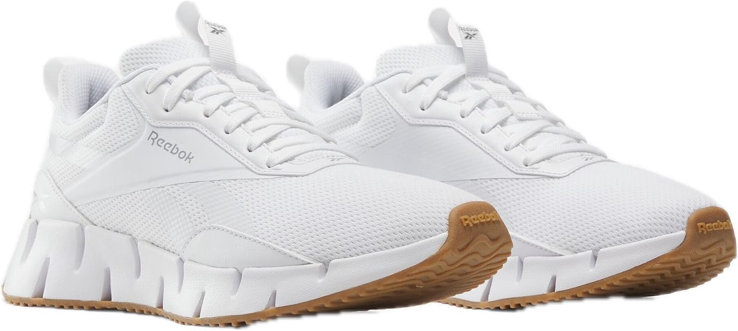 image:imageReebok Womens Zig Dynamica SneakerFootwear WhiteSilver MetallicReebok Lee 3