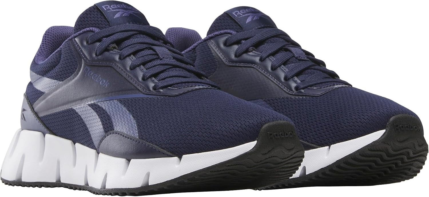 image:imageReebok Womens Zig Dynamica SneakerNavyTwilight PurpleCore Black