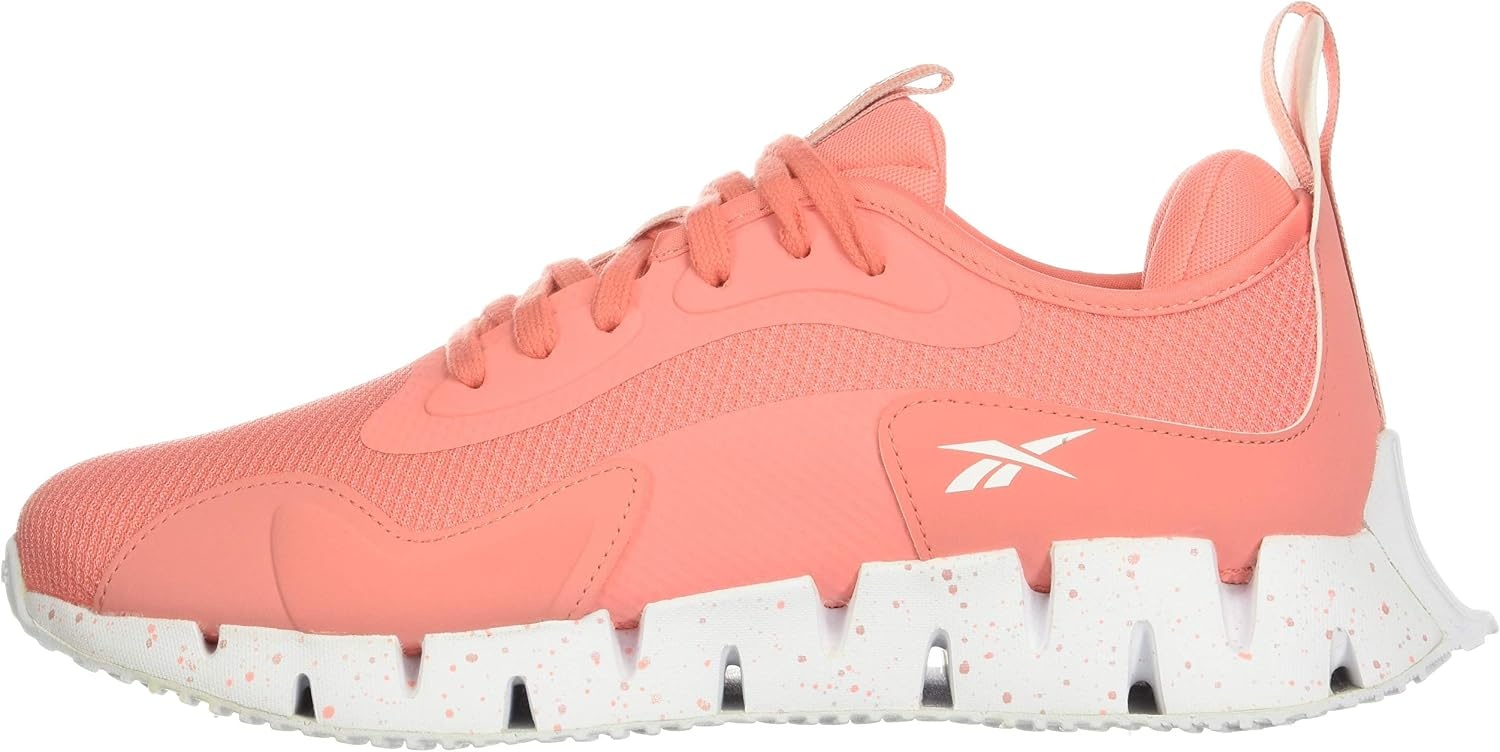 image:imageReebok Womens Zig Dynamica SneakerTwisted CoralWhiteBlush Metal