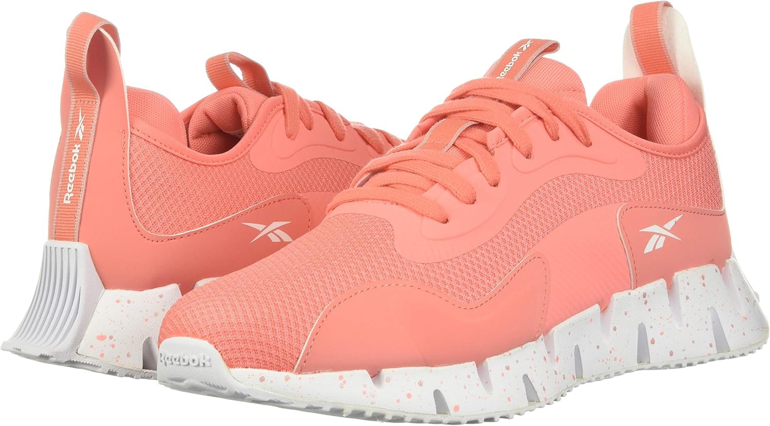 image:imageReebok Womens Zig Dynamica SneakerTwisted CoralWhiteBlush Metal
