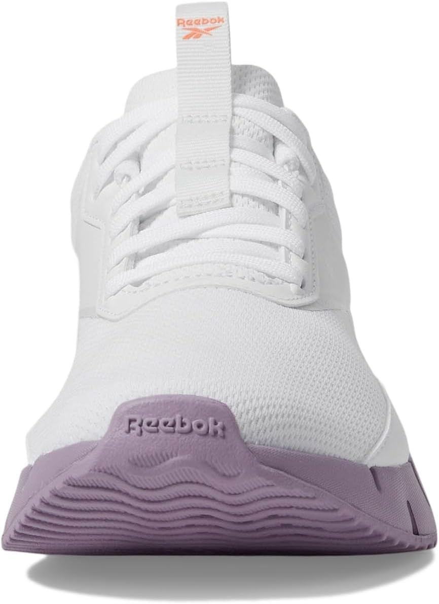 image:imageReebok Womens Zig Dynamica SneakerWhiteBarely GreyDusk Purple