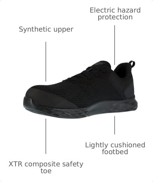 image:imageReebok Work Astroride Strike Work Composite Toe Mens OxfordBlack