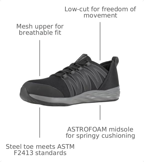 image:imageReebok Work Astroride Work ST Oxford Mens OxfordBlack Grey