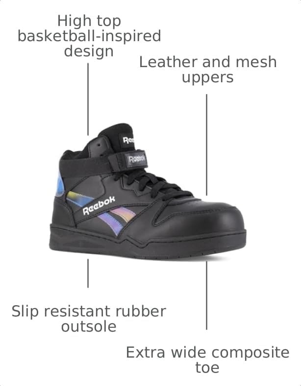 image:imageReebok Work BB4500 Work Composite Toe Womens OxfordBlack