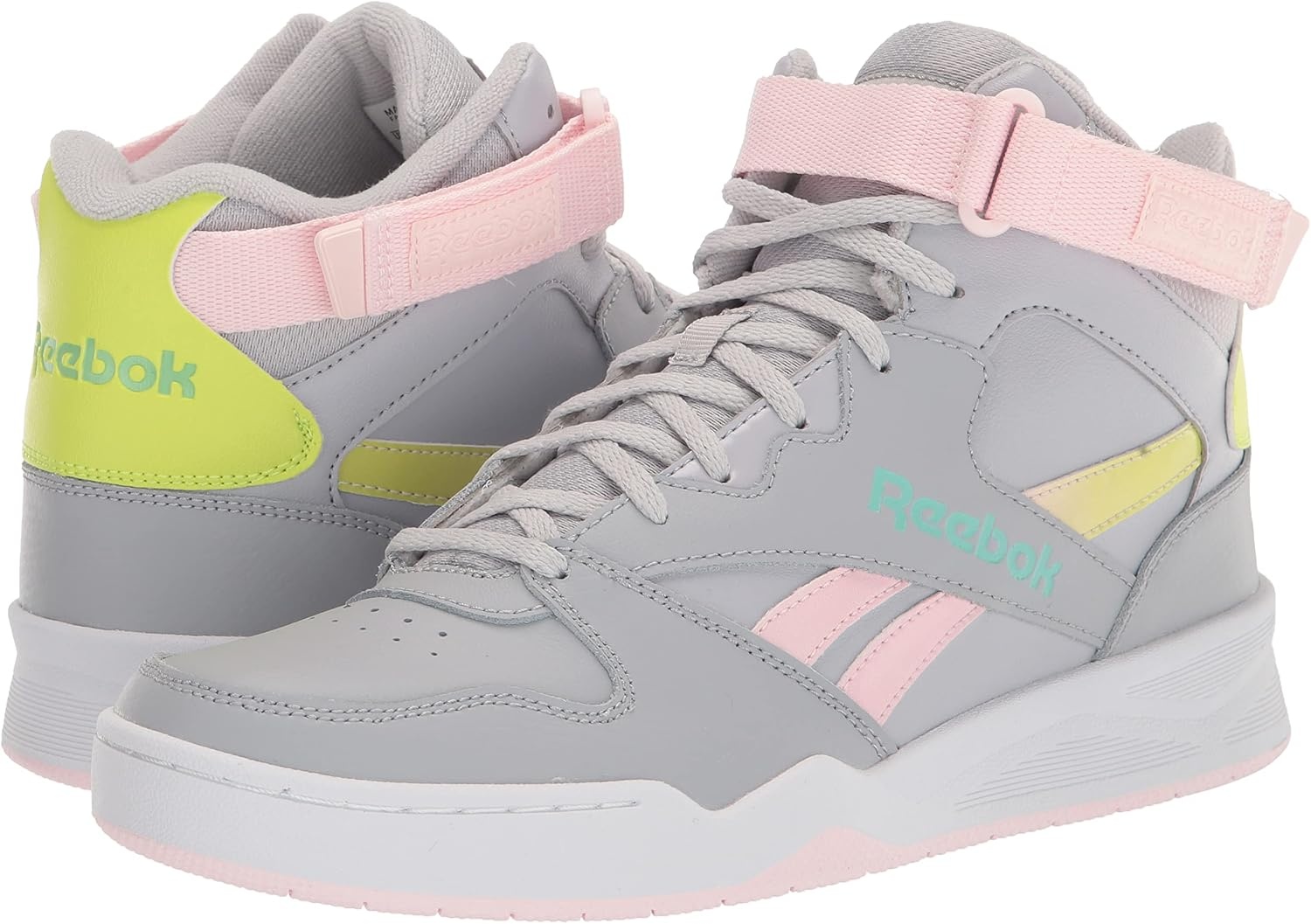 image:imageReebok Work BB4500 Work Composite Toe Womens OxfordCold GreyWhiteAcid Yellow