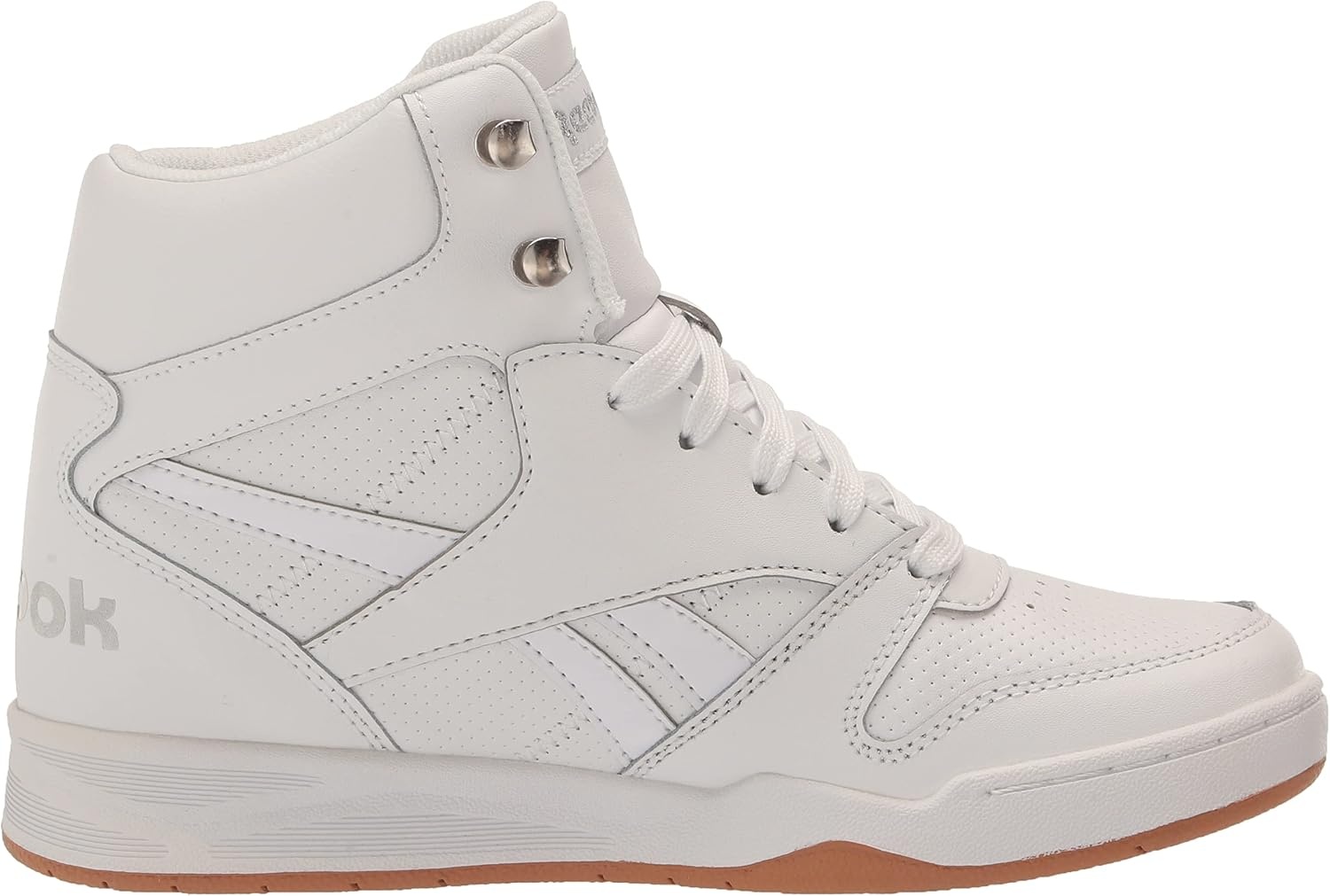 image:imageReebok Work BB4500 Work Composite Toe Womens OxfordWedge HeelWhiteSilver MetallicGum