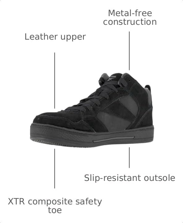 image:imageReebok Work Dayod Composite Toe Hi Top Womens OxfordBlack
