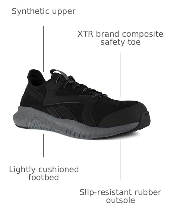 image:imageReebok Work Flexagon 30 Work Comp Toe Womens OxfordBlackgrey