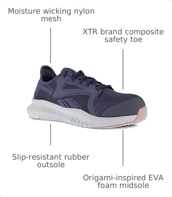 image:imageReebok Work Flexagon 30 Work Comp Toe Womens OxfordBluepink