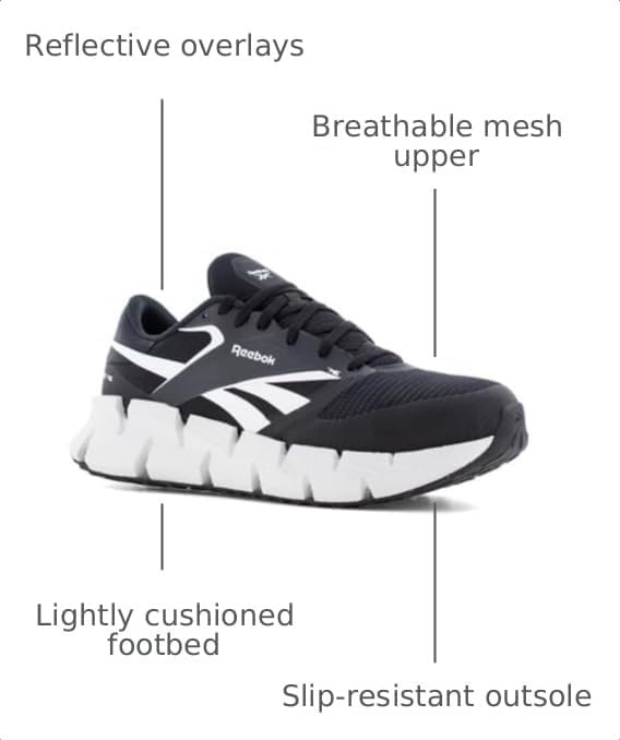 image:imageReebok Work Floatzig Work Mens OxfordBlackWhite