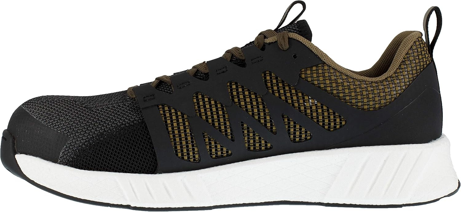 image:imageReebok Work Fusion Flexweave Work CTESD Mens OxfordBlack and Khaki Brown