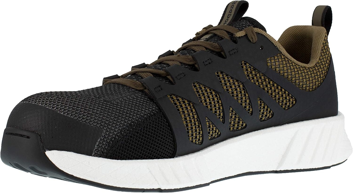 image:imageReebok Work Fusion Flexweave Work CTESD Mens OxfordBlack and Khaki Brown
