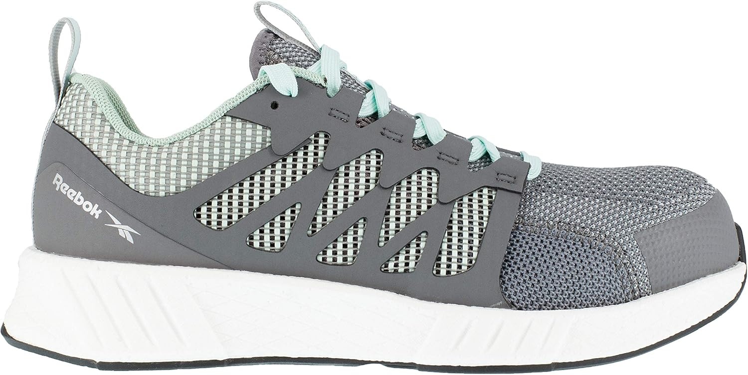 image:imageReebok Work Fusion Flexweave Work Composite Toe Mens OxfordGrey and Mint Green