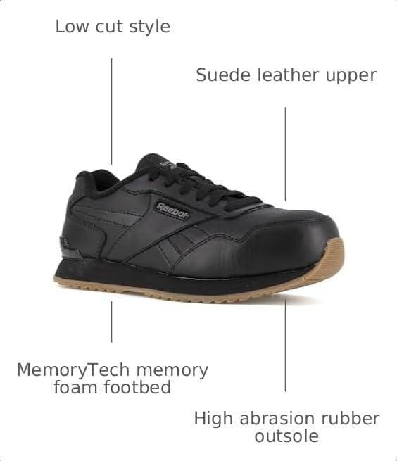 image:imageReebok Work Harman Work SD Comp Toe Sneaker BlackWhiteBlack