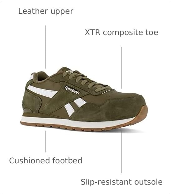 image:imageReebok Work Harman Work SD Comp Toe Sneaker BlackWhiteGreen