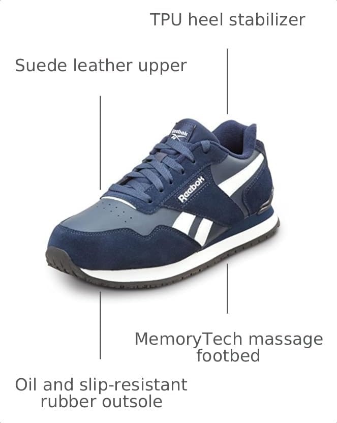 image:imageReebok Work Harman Work SD Comp Toe Sneaker BlackWhiteNavyWhite