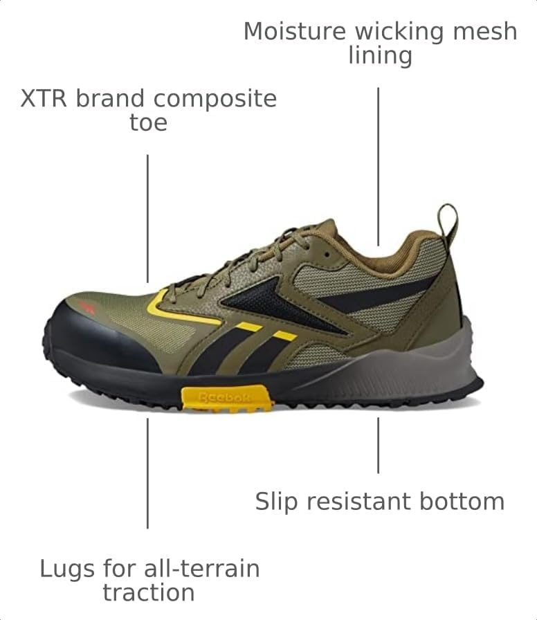 image:imageReebok Work Lavante Trail 2 Work Composite Toe Mens OxfordGreen