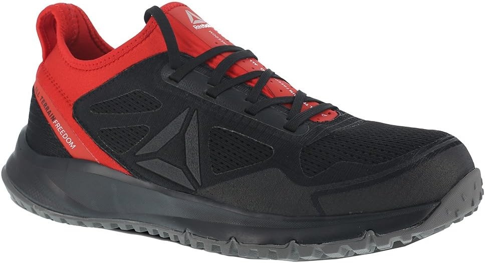 image:imageReebok Work Mens All Terrain Slip Resistant Steel Toe Work Safety Shoes Casual BlackBlackred
