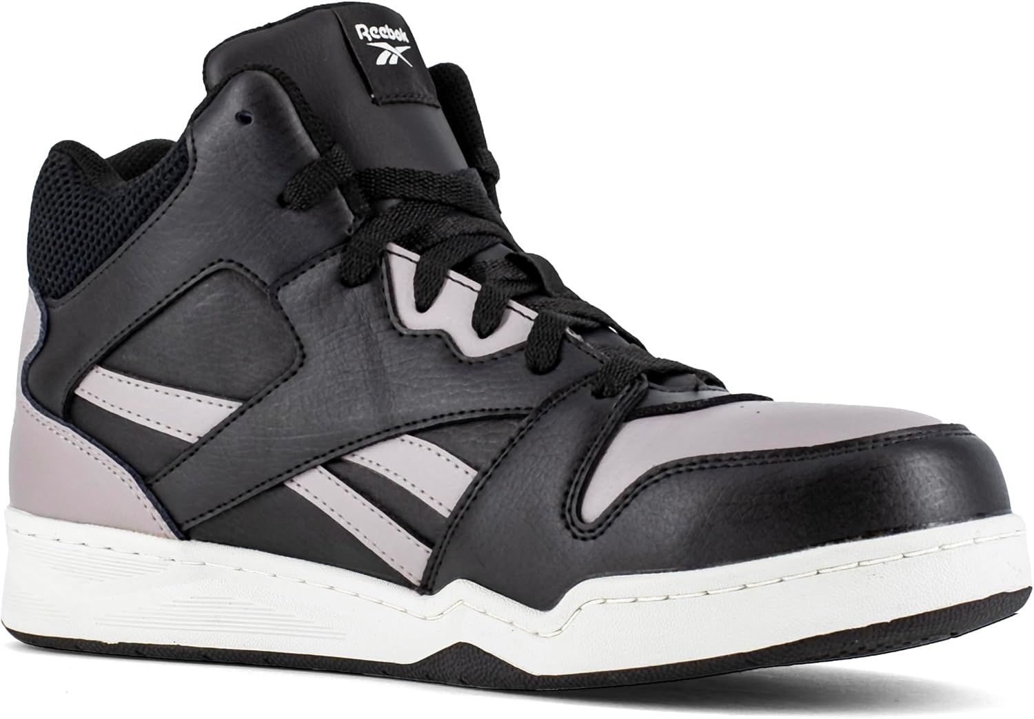 image:imageReebok Work Mens Bb4500 Slip Resistant Composite Toe WorkDuty GreyBlackGrey