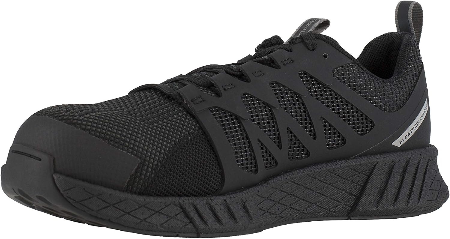image:imageReebok Work Mens Fusion Flexweave Slip Resistant Composite Toe WorkDuty BlackBlack