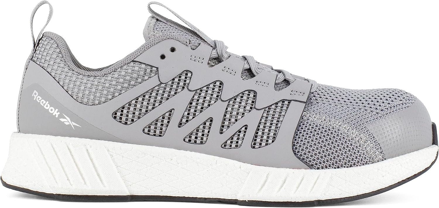 image:imageReebok Work Mens Fusion Flexweave Slip Resistant Composite Toe WorkDuty BlackGrey