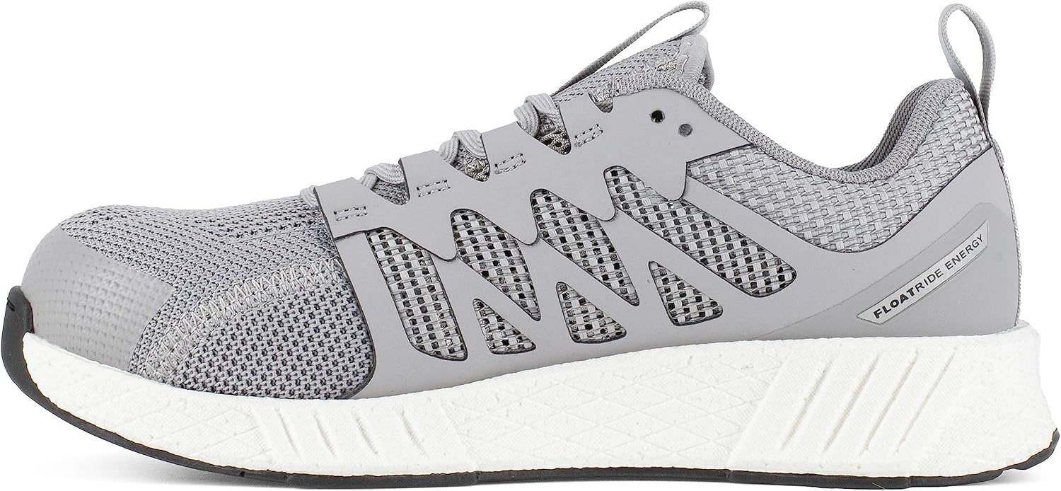 image:imageReebok Work Mens Fusion Flexweave Slip Resistant Composite Toe WorkDuty BlackGrey