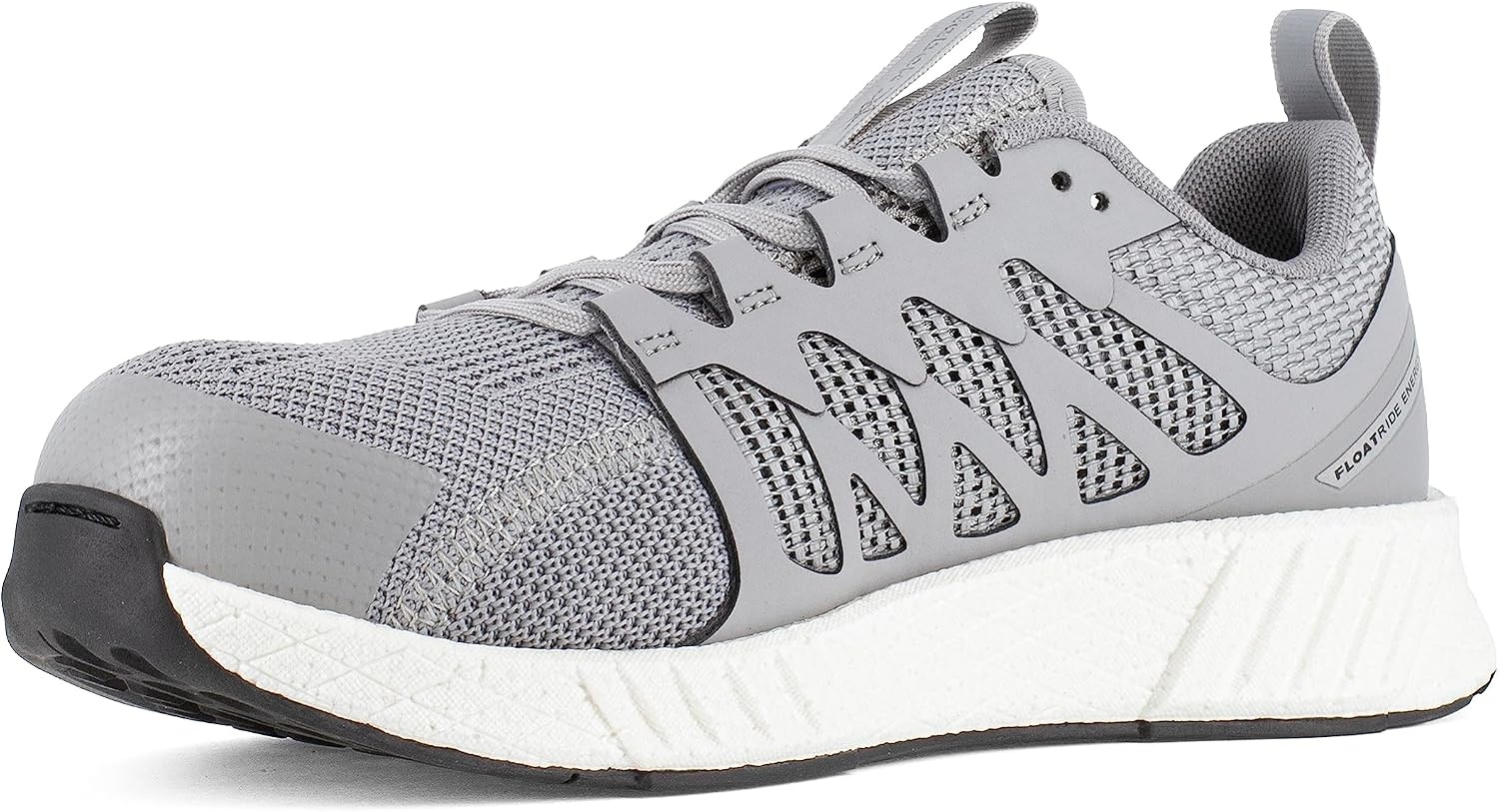 image:imageReebok Work Mens Fusion Flexweave Slip Resistant Composite Toe WorkDuty BlackGrey