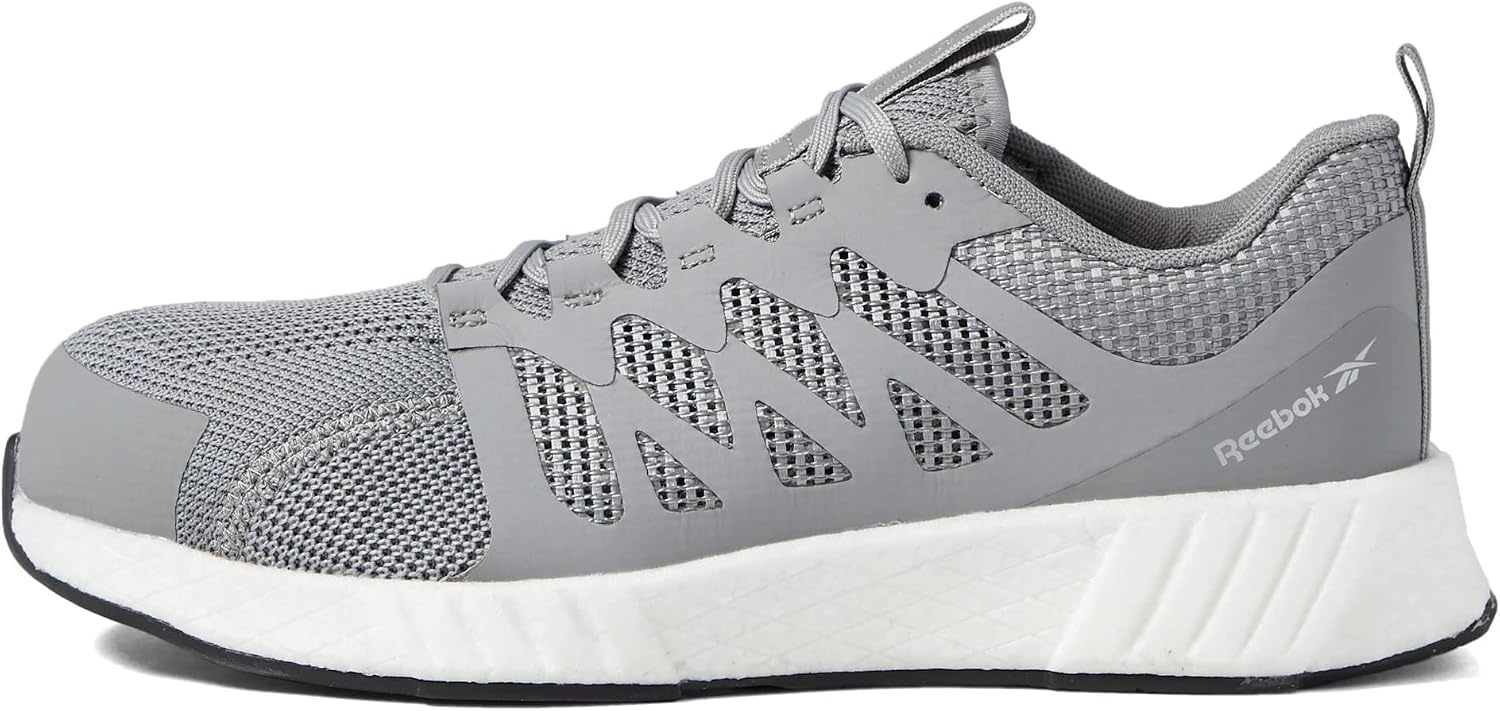 image:imageReebok Work Mens Fusion Flexweave Slip Resistant Composite Toe WorkDuty BlackLight Grey