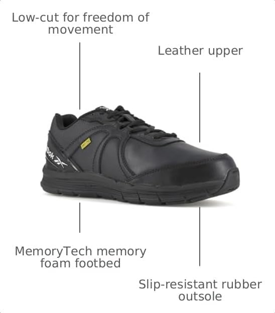 image:imageReebok Work Mens Guide Electrical Steel Toe WorkDuty BlackBlack