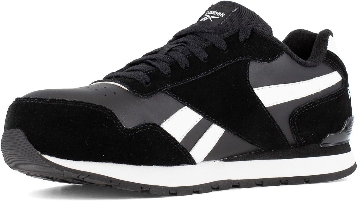 image:imageReebok Work Mens Harman Composite Toe Classic WorkDuty BlackBlack and White