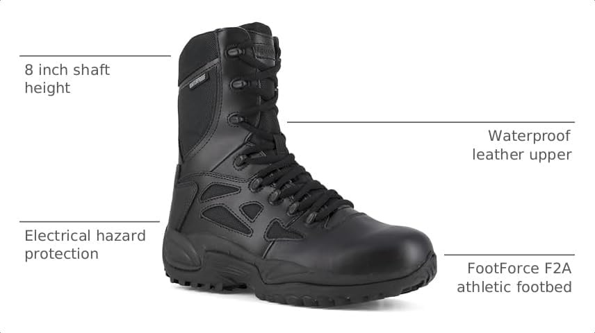image:imageReebok Work Mens Rapid Response RB8877 Safety BootBlackBlack