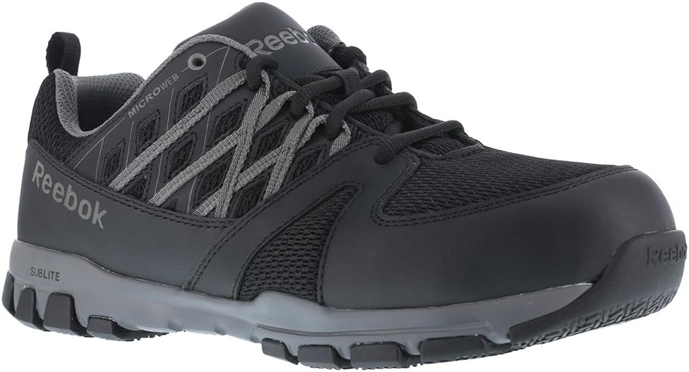 image:imageReebok Work Mens Rb4015 Sublite Athletic Soft Toe Work ShoesBlack