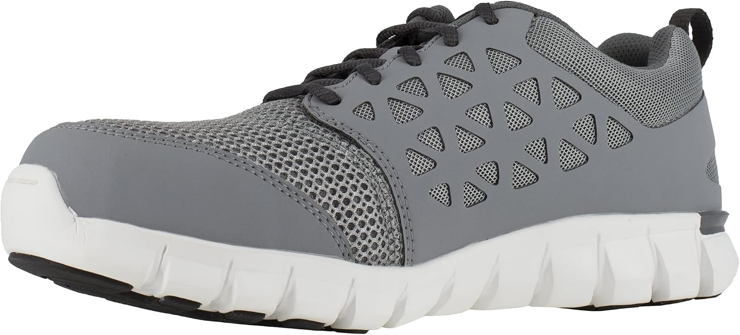 image:imageReebok Work Mens Rb4015 Sublite Athletic Soft Toe Work ShoesGreywhite