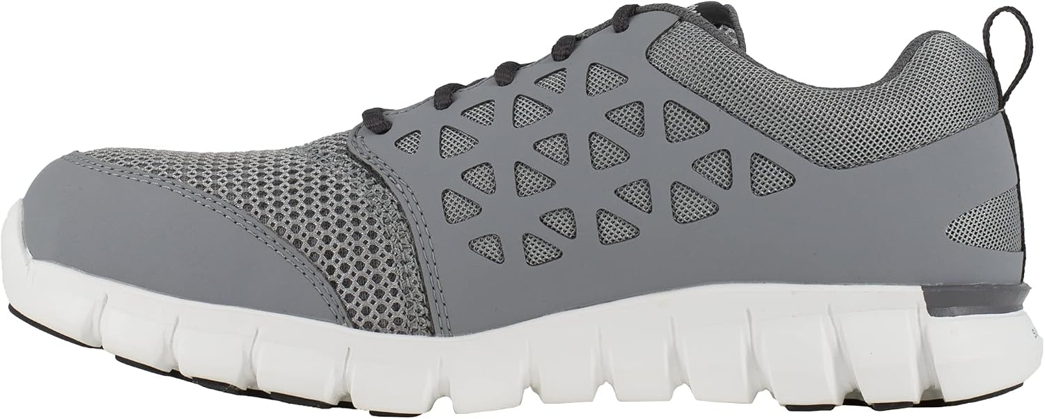 image:imageReebok Work Mens Rb4015 Sublite Athletic Soft Toe Work ShoesGreywhite