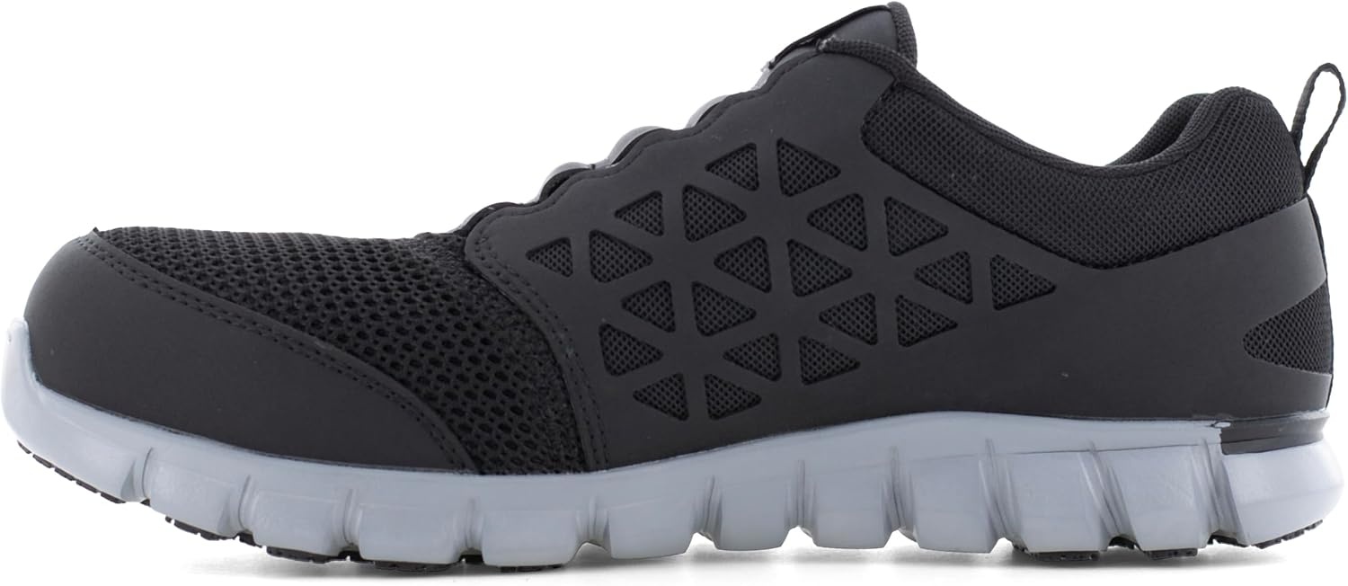 image:imageReebok Work Mens Sublite Cushion Slip Resistant Composite Toe WorkDuty Black Size 9 M