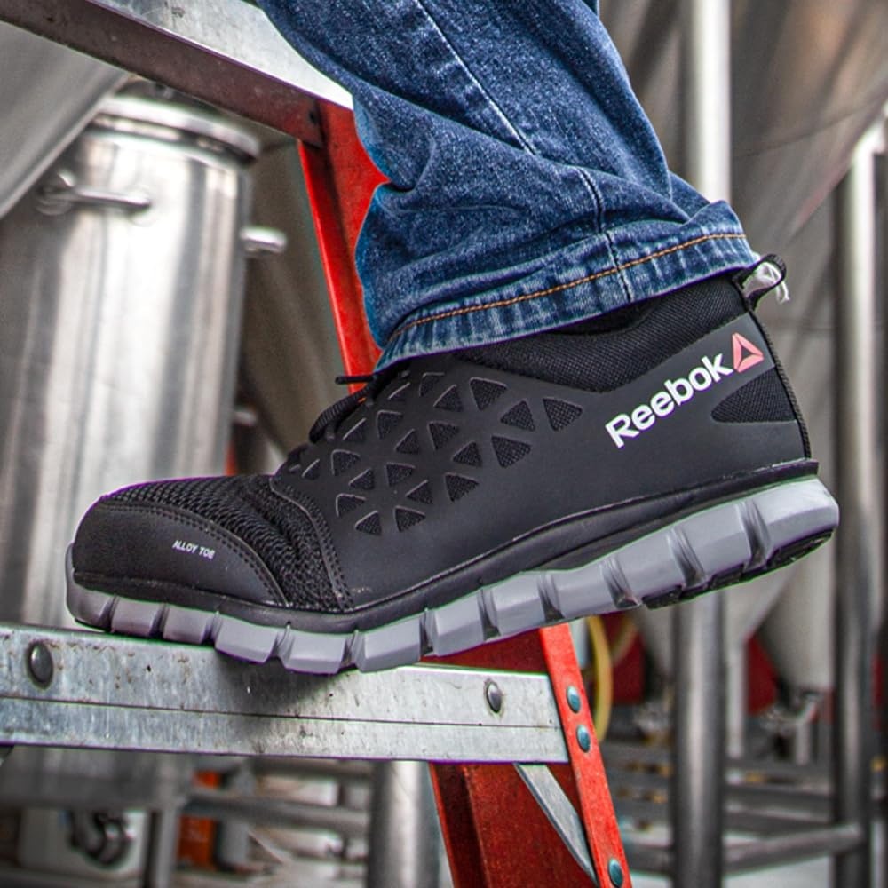 image:imageReebok Work Mens Sublite Cushion Slip Resistant Composite Toe WorkDuty Black Size 9 M