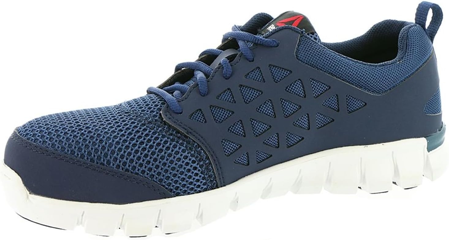image:imageReebok Work Mens Sublite Slip Resistant Steel Toe WorkDuty WhiteNavy