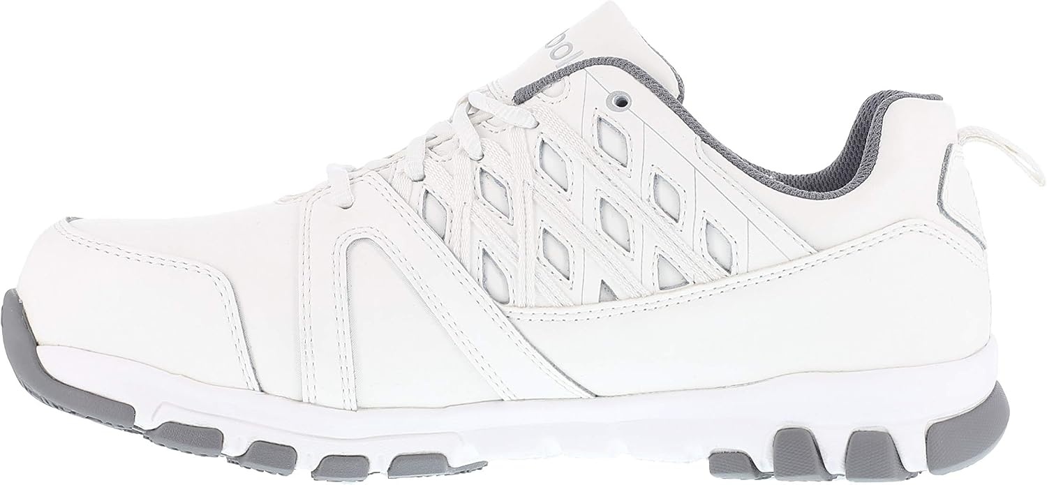 image:imageReebok Work Mens Sublite Slip Resistant Steel Toe WorkDuty WhiteWhite